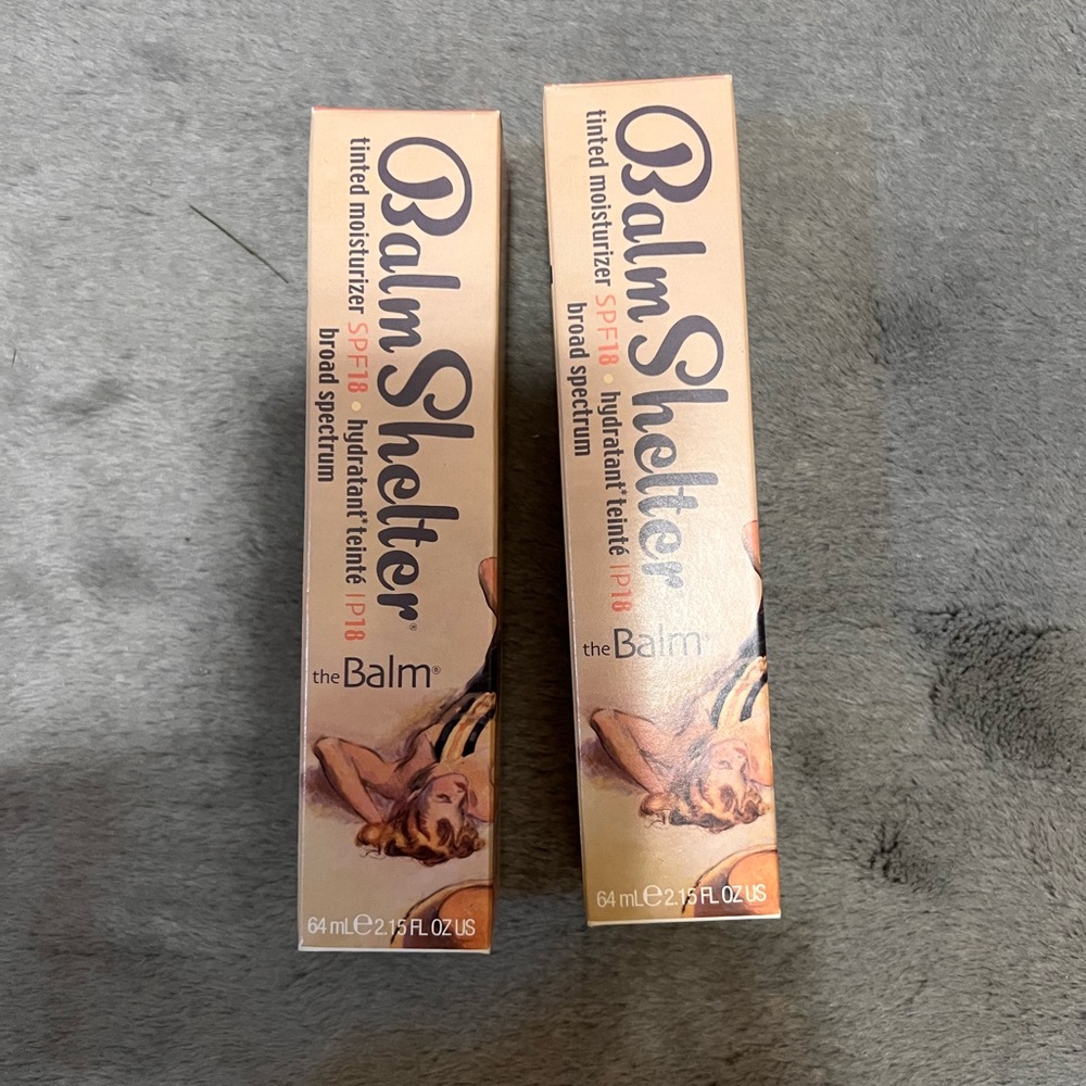 Balm Shelter SPF 18 Tinted Moisturizer- “After Dark”, Set of 2